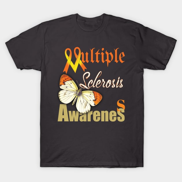 Multiple Sclerosis Awareness T-Shirt by TeeText